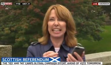 Video: Oh dear. Kay Burley’s just called a Scottish voter “a kn*b” on live TV