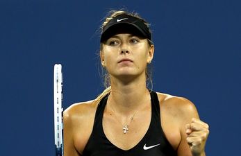 Pic: Maria Sharapova tweeted this picture of a guy checking her out on her flight this morning