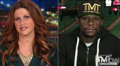 Video: Floyd Mayweather Jr. confronted about domestic abuse history by CNN anchor