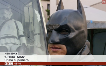Video: BBC translator gets into character for segment on Japan’s Batman