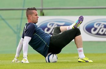 Pic: Shay Given back in training with Ireland
