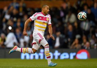 Scotland’s Ikechi Anya really can’t believe he scored against Germany last night