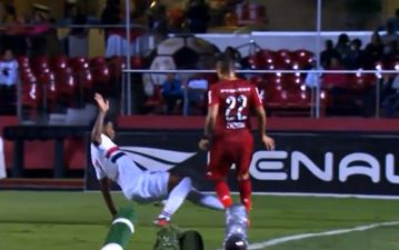 Video: An absolutely disgraceful two-footed tackle from Brazil last night