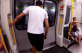 Video: Sprinter races from one train stop to the next to catch the same train