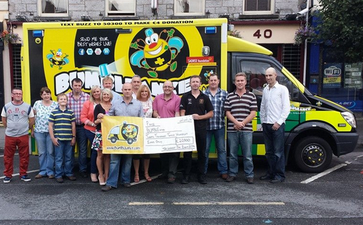 Ah no; someone has stolen equipment from the BUMBLEance at the Ploughing Championships