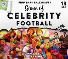 Irish celebrities and local legends to take part in charity match for the Saoirse Foundation in Donegal on Saturday night