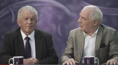 Video: It’s here! Check out the brilliant blooper reel from Giles and Dunphy’s infamous Cadbury ad