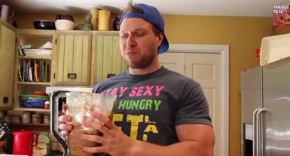 Video: Man makes the ultimate fast food shake with all your takeaway favourites