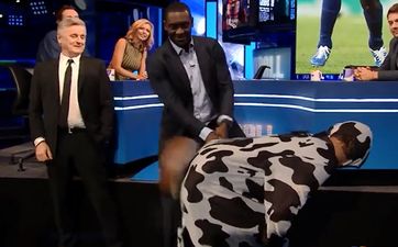 Video: Emile Heskey proves that he can, in fact, hit a cow’s arse with a banjo