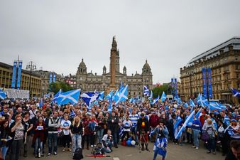 Pic: Interesting trendsmap shows how Europe sees the Yes-No decision about Scottish Independence