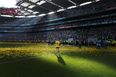 Pic: A dejected Karl Lacey leaving the Croke Park pitch yesterday made for one of the GAA photos of the year