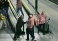 Video: CCTV footage emerges of Manchester United fans fighting with a Where’s Wally stag party at a Manchester train station last year