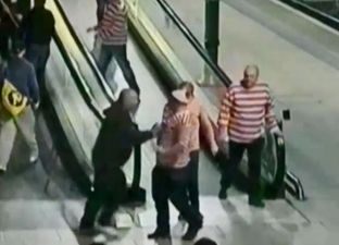 Video: CCTV footage emerges of Manchester United fans fighting with a Where’s Wally stag party at a Manchester train station last year