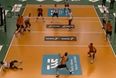 Video: Amazing and hilarious volleyball smash hits three players in the face one after the other