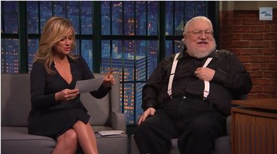Video: Game of Thrones author George R.R. Martin is quizzed by the superb Amy Poehler about his books