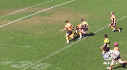 GIF: Bone-crunching rugby hit from Australia