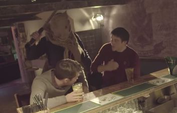 Video: Watch these punters get a fright in a haunted Dublin bar