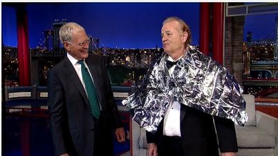 Video: Bill Murray gave a brilliant interview on Letterman while training for the NYC marathon