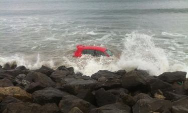 Pics: Someone in Donegal parked their car in a very wrong place at a very wrong time today