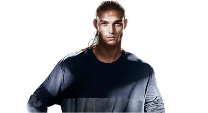 Andy Carroll passes the time by modelling for high street chain H&M