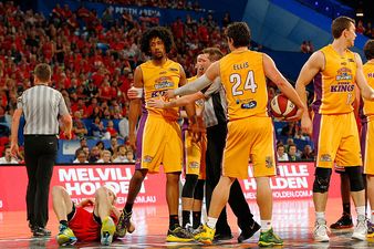 Video: Australian basketball player sent off for this elbow smash on opponent