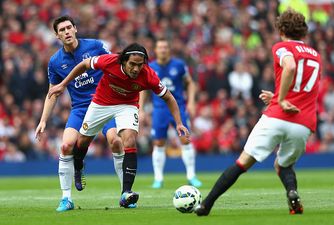 Vine: Radamel Falcao scores his first goal for Manchester United