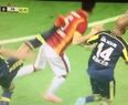 Vine: Fenerbahce’s Bruno Alves sent off for this astonishing kick at Galatasaray player