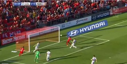 Video: Have you ever seen anyone miss an open goal from three yards out?