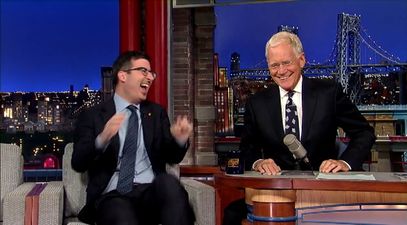 Video: John Oliver tries to explain the appeal of football to David Letterman