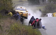 Video: Several spectators lucky to be alive following horrific rally crash