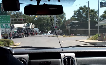 Video: 18-wheeler gets absolutely pummelled by train in the US