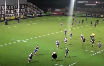 Video: Pipe smoking streaker makes exceptional tackle in rugby varsity match