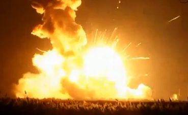 Video: Unmanned NASA rocket Antares explodes immediately after launch in Virginia