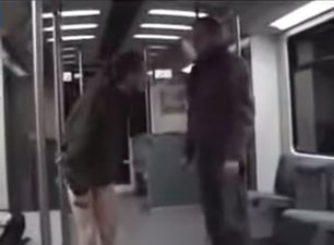 Video: Random stranger heroically intervenes to stop this assault on a German train