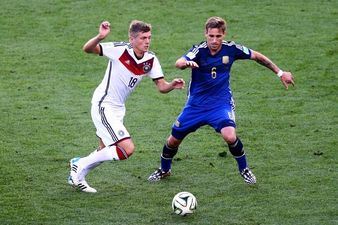 Pic: Toni Kroos seems to have forgotten that Germany are playing Ireland this evening