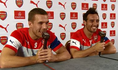 Video: Lukas Podolski and Santi Cazorla having mighty craic commentating on an Arsenal game