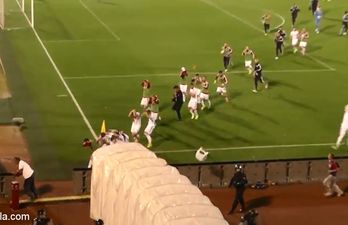 Video: Truly shocking scenes of violence and chaos from the abandoned Albania v Serbia game last night