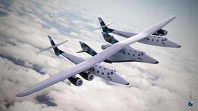 A pilot dies and another is injured after the Virgin Galactic spaceship crashes during a test flight