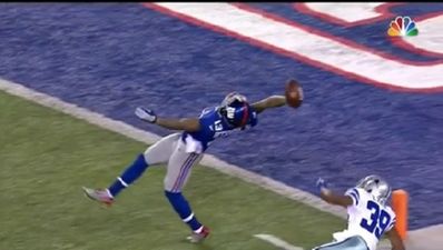 Vine: This catch in the NFL from Odell Beckham Jr will make your jaw drop to the floor