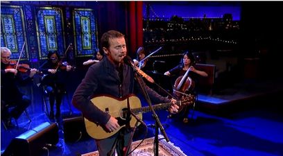 Video: Damien Rice gave a cracking rendition of ‘I Don’t Want To Change You’ on Letterman last night