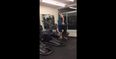 Video: This lad is wearing a blindfold on the cross-trainer at the gym and he doesn’t even care