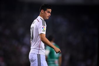 James Rodriguez has just scored an absolute wonder goal against Granada