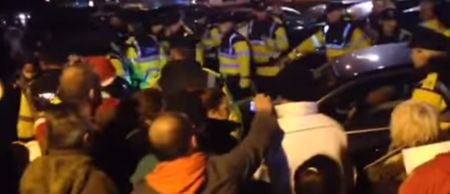 Video: Protestors forced Enda Kenny to leave Limerick hotel through a rear entrance last night