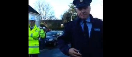 Video: Joan Burton met the full force of the water charges protests today