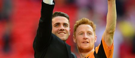 Vine: Stephen Quinn kicks the ball at a stricken Robbie Brady, Brady just laughs