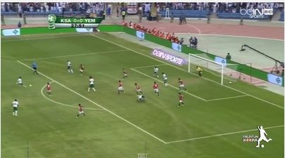 Video: This 93 km/h rocket of a half-volley from Saudi Arabia is outrageous