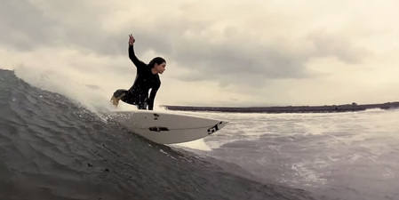 Video: Pro surfer Anastasia Ashley shows off her skills on Ireland’s West Coast