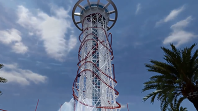 EPIC 3D-graphics video lets you ride in world’s tallest roller coaster