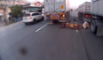 Video: Watch as a biker escapes death by millimetres