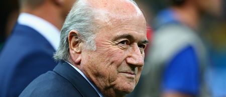 Pic: This image of Sepp Blatter leaving FIFA HQ’s might be the photo of the year